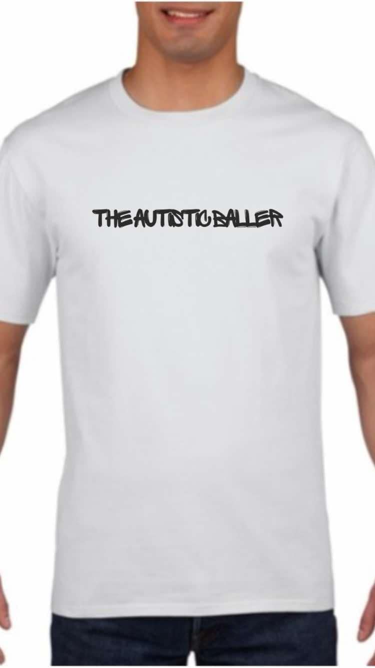 The Autistic Baller Unisex T-Shirt (White) *CLICK FOR MORE COLOURS*