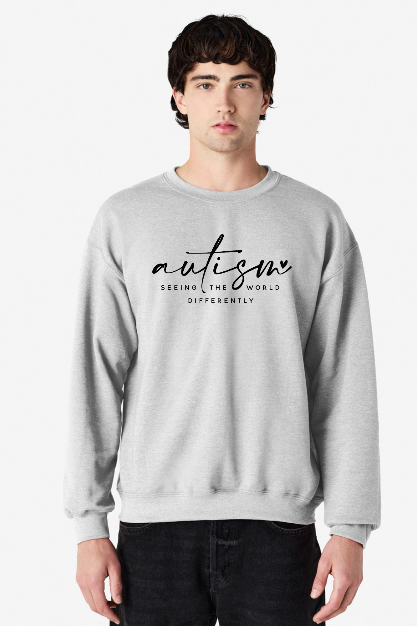 Autism: Seeing the World Differently — Cozy Winter Crew Sweatshirt