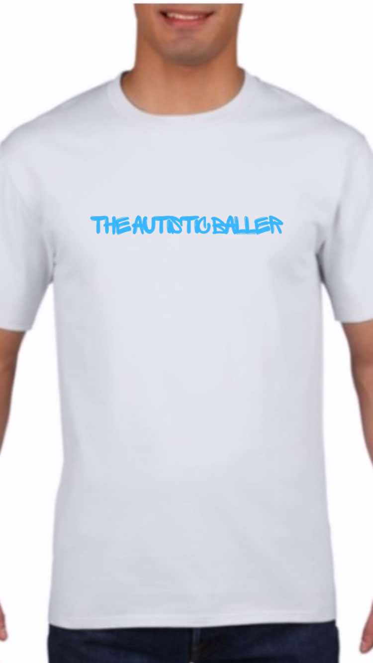 The Autistic Baller Unisex T-Shirt (White) *CLICK FOR MORE COLOURS*