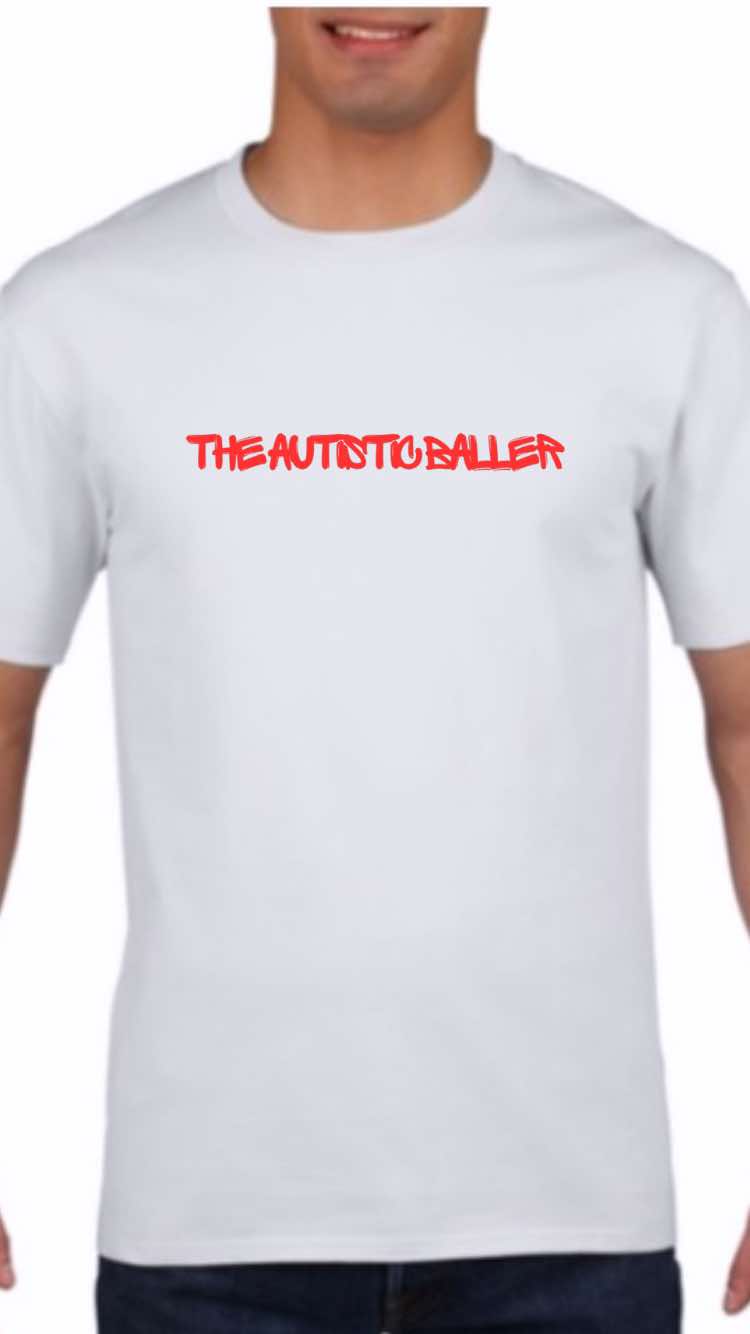 The Autistic Baller Unisex T-Shirt (White) *CLICK FOR MORE COLOURS*