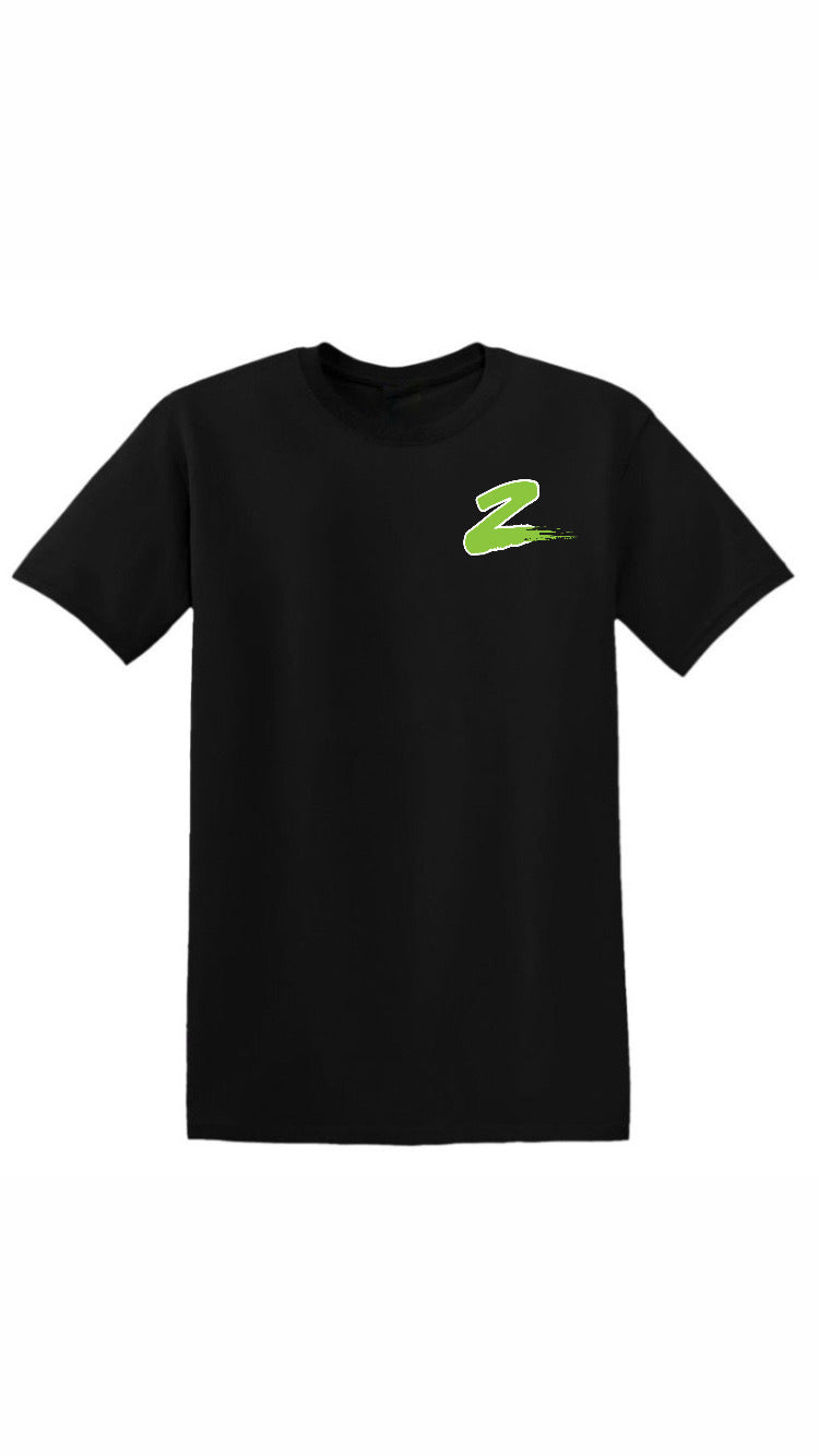 Zacc logo Short sleeve adult UNISEX shirt (small chest logo) *click for more colours*