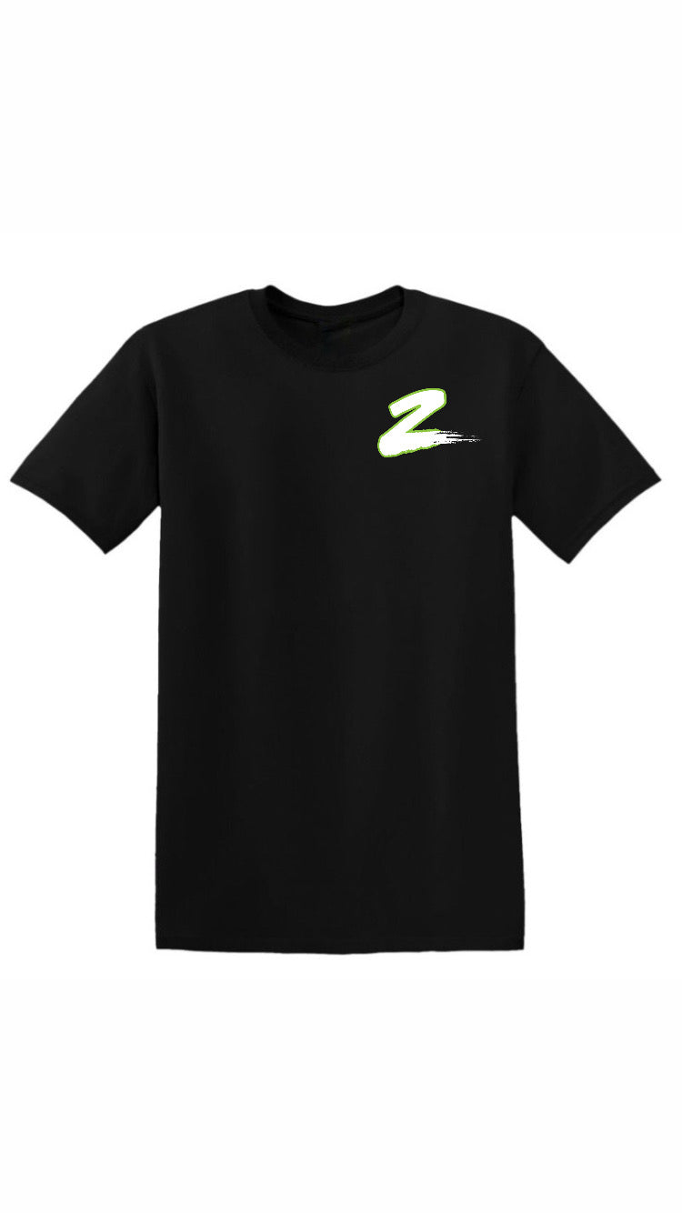 Zacc logo Short sleeve adult UNISEX shirt (small chest logo) *click for more colours*