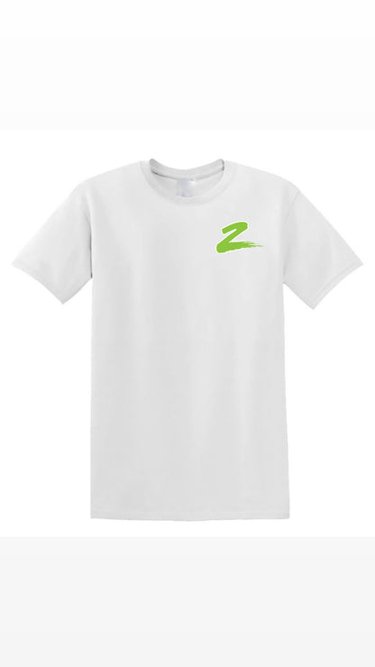 Zacc logo Short sleeve adult UNISEX shirt (small chest logo) *click for more colours*