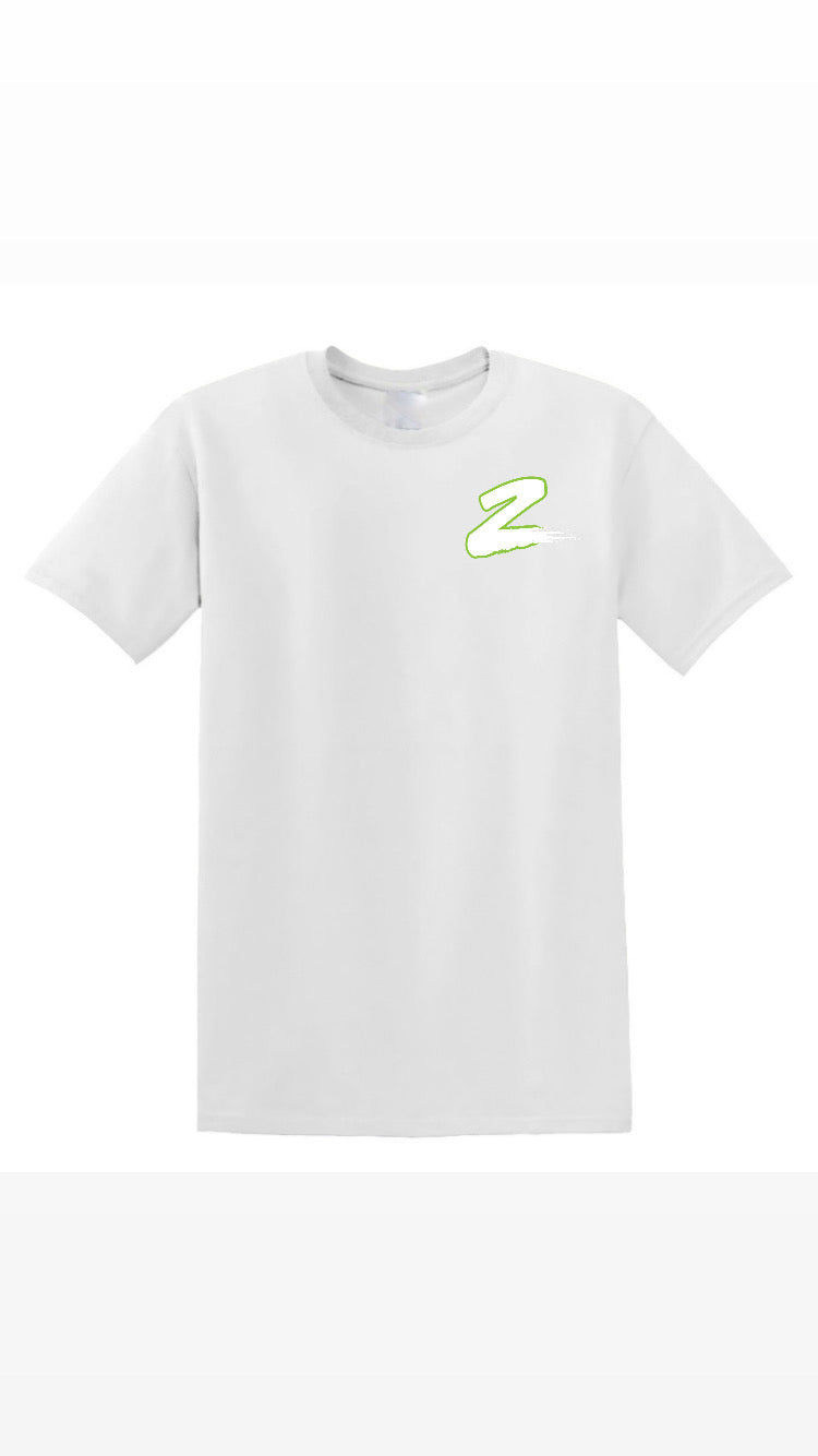 Zacc logo Short sleeve adult UNISEX shirt (small chest logo) *click for more colours*