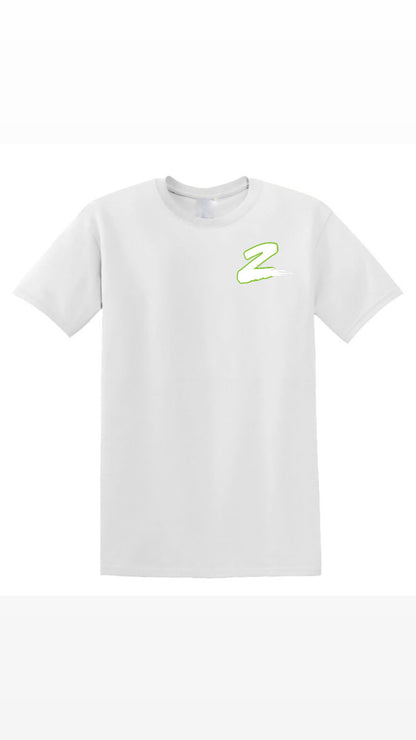 Zacc logo Short sleeve adult UNISEX shirt (small chest logo) *click for more colours*