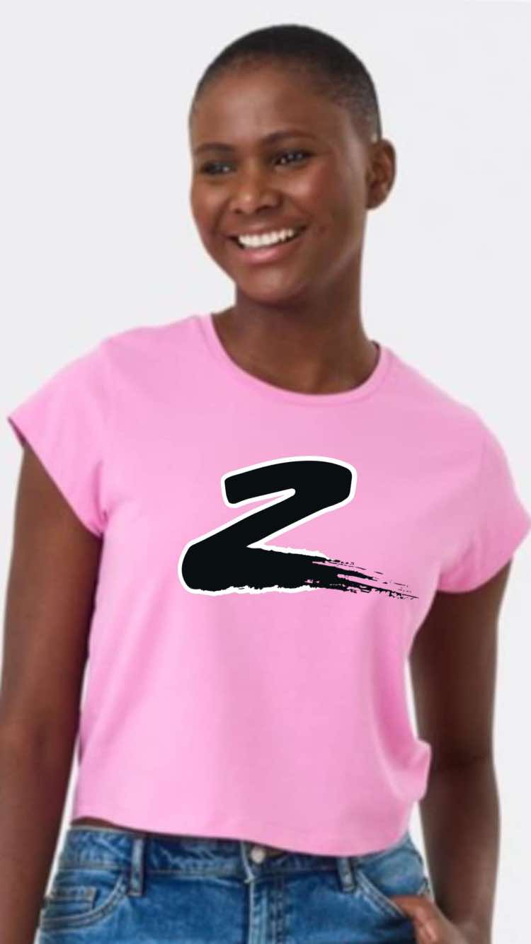 Ladies Cropped T-Shirt *Click for more colours*